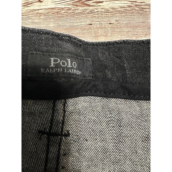 Polo Ralph Lauren The Thompson Relaxed Fit Jeans Men's 34 x 32 Black Denim - Picture 5 of 9